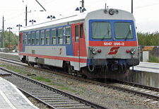 The train for Eisenstadt
