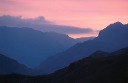 sunset over Langdale