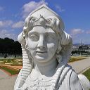 Statue in Belvedere Gardens, Vienna